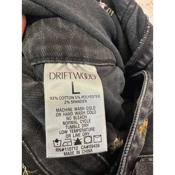 Free People x Driftwood Embroidered Straight Leg Coveralls - Picture 8 of 8